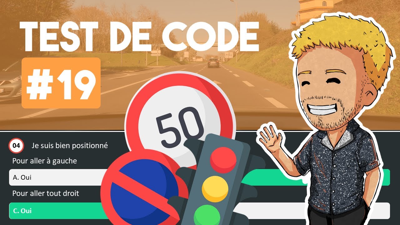 Test code de la route 2023 - Série #19 - 10 questions🚦