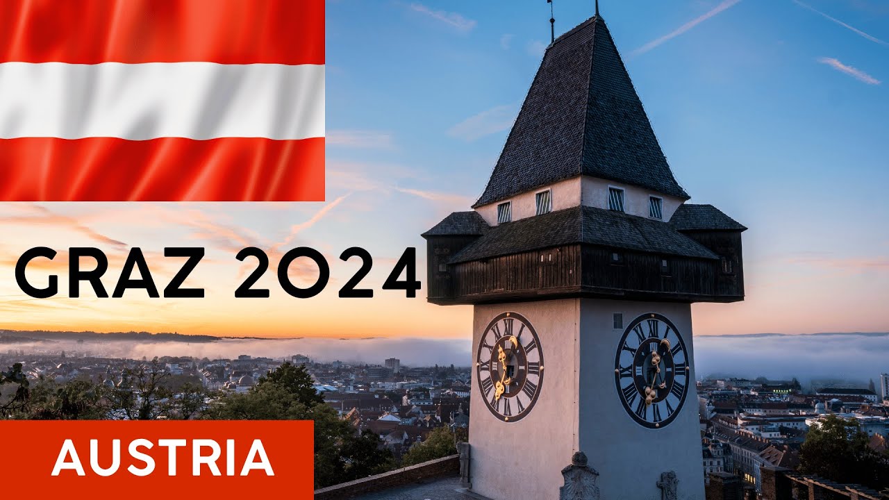 Graz 2024 city tour FHD 🇦🇹 Austria