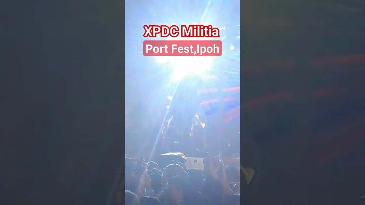 Baju Kebaya | XPDC Militia | Metal 60an | Port Fest Ipoh | 19/8/23 #shorts #xpdcmilitia #konsert
