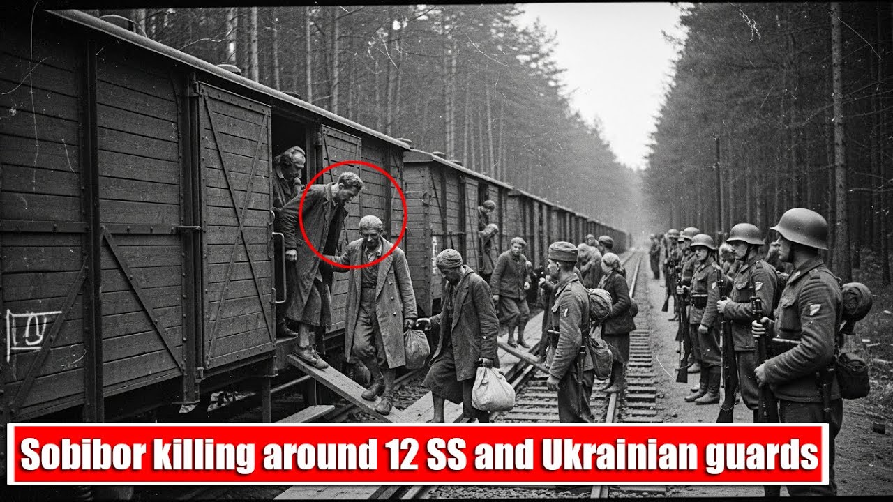 The Sobibor uprising 1943 involved organized groups killing around 12 SS and Ukrainian guards