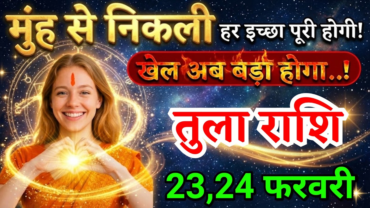 23, 24 फरवरी, तुला राशि वालों मुंह से निकली हर इच्छा पूरी होगी, Tula Rashi, शुभ समाचार
