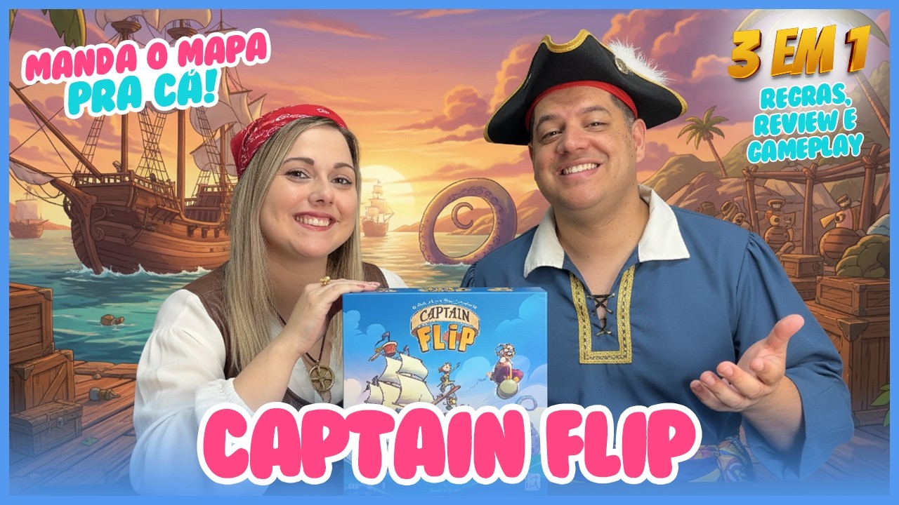 Captain Flip - Regras Completas, Gameplay e Opinião