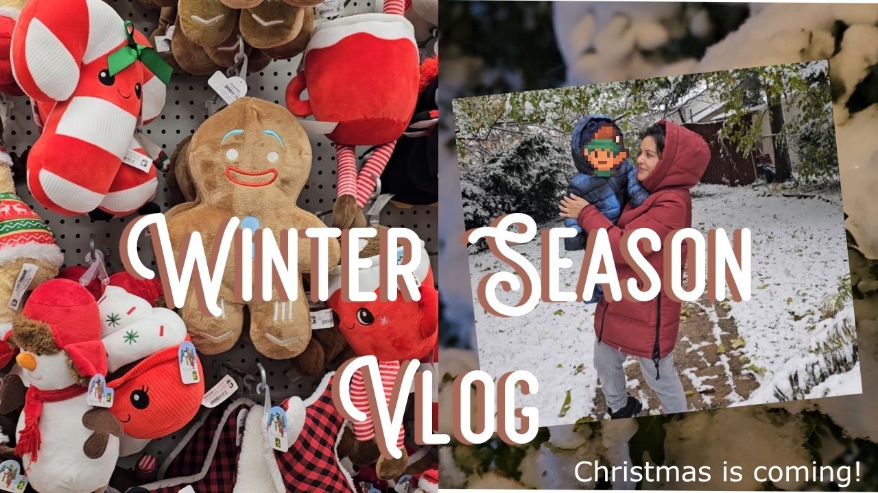 A Winter Season Vlog | Christmas vlogging and some ornament hunting!