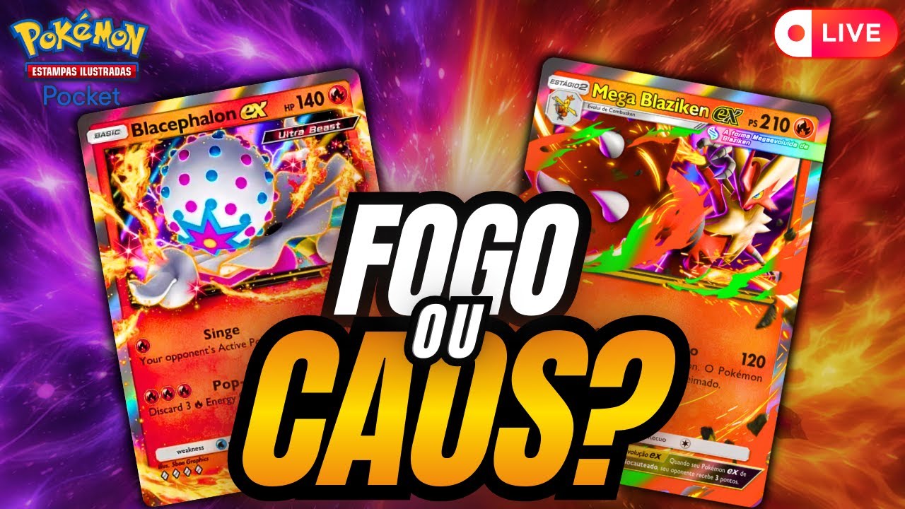 Blacephalon + Mega Blaziken: esse combo de fogo AGUENTA o META? | Pokémon TCG Pocket