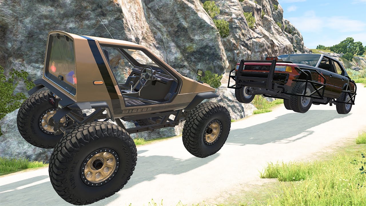Cliff Drops #95 - BeamNG DRIVE | SmashChan