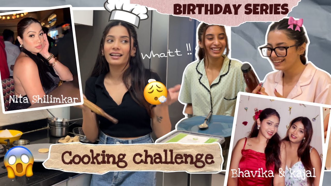 My FRIENDS suggested to COOK & taste their fav food! 😱BIRTHDAY SERIES !😍