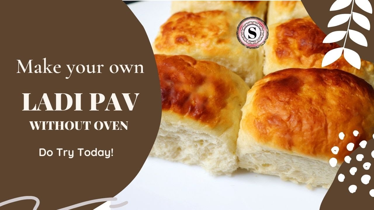 Ladi Pav Recipe| How to make pav in Cooker | Pav in Kadai | Make pav at home easily