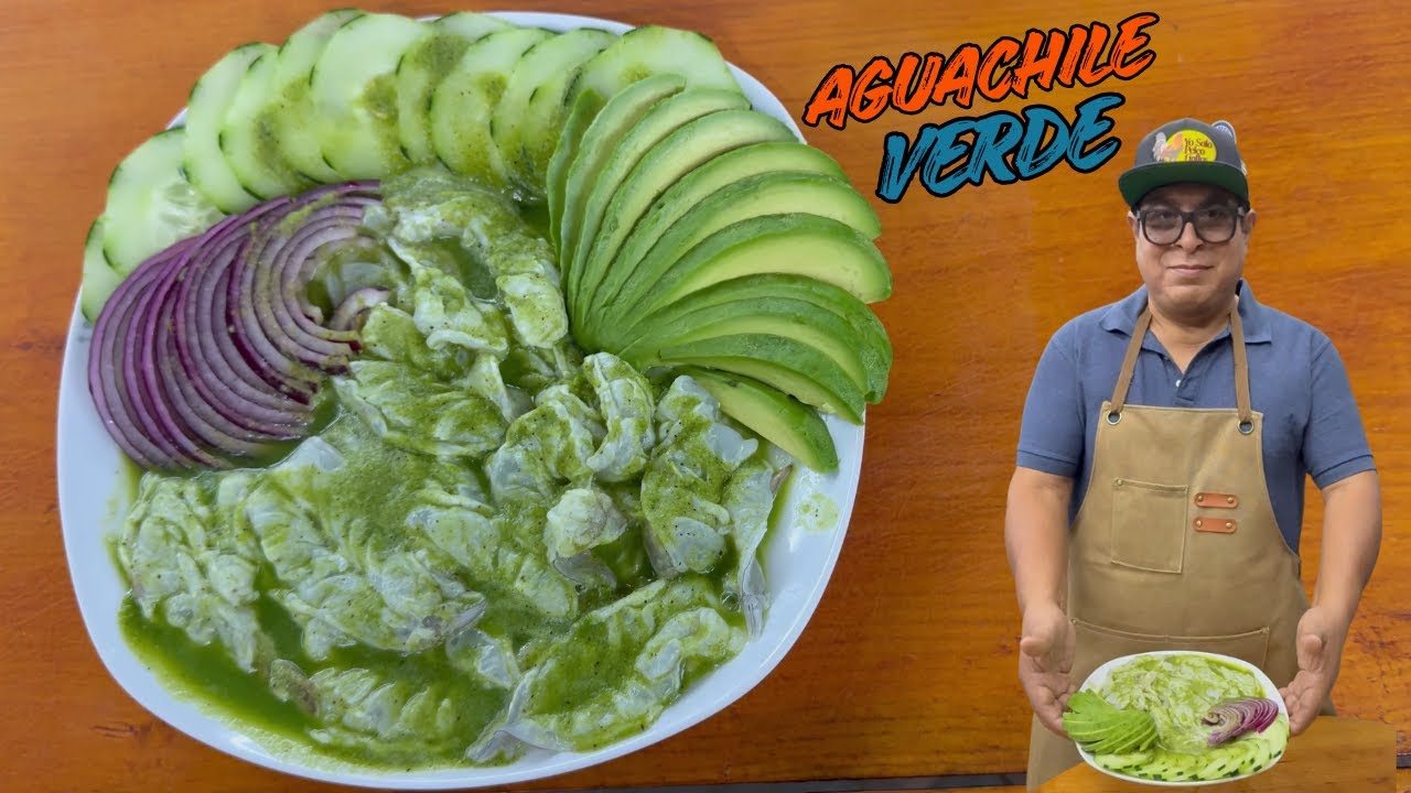 Aguachile Verde de Camarón, Receta Bien Fácil.