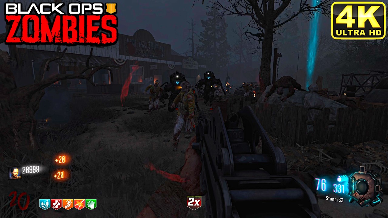BLACK OPS 3 ZOMBIES: THE LAST CHIME GAMEPLAY (CUSTOM MAP)