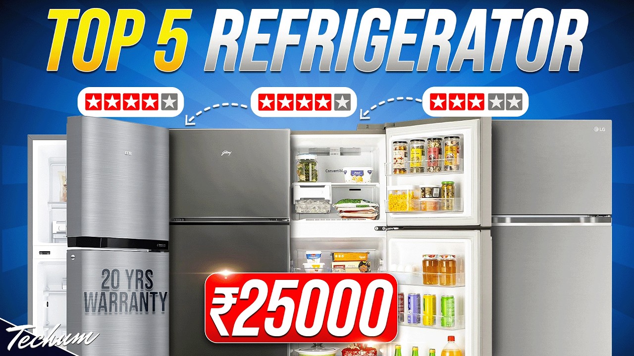 Best Double Door Refrigerator (2026)🔥Best Fridge Under 25000🔥