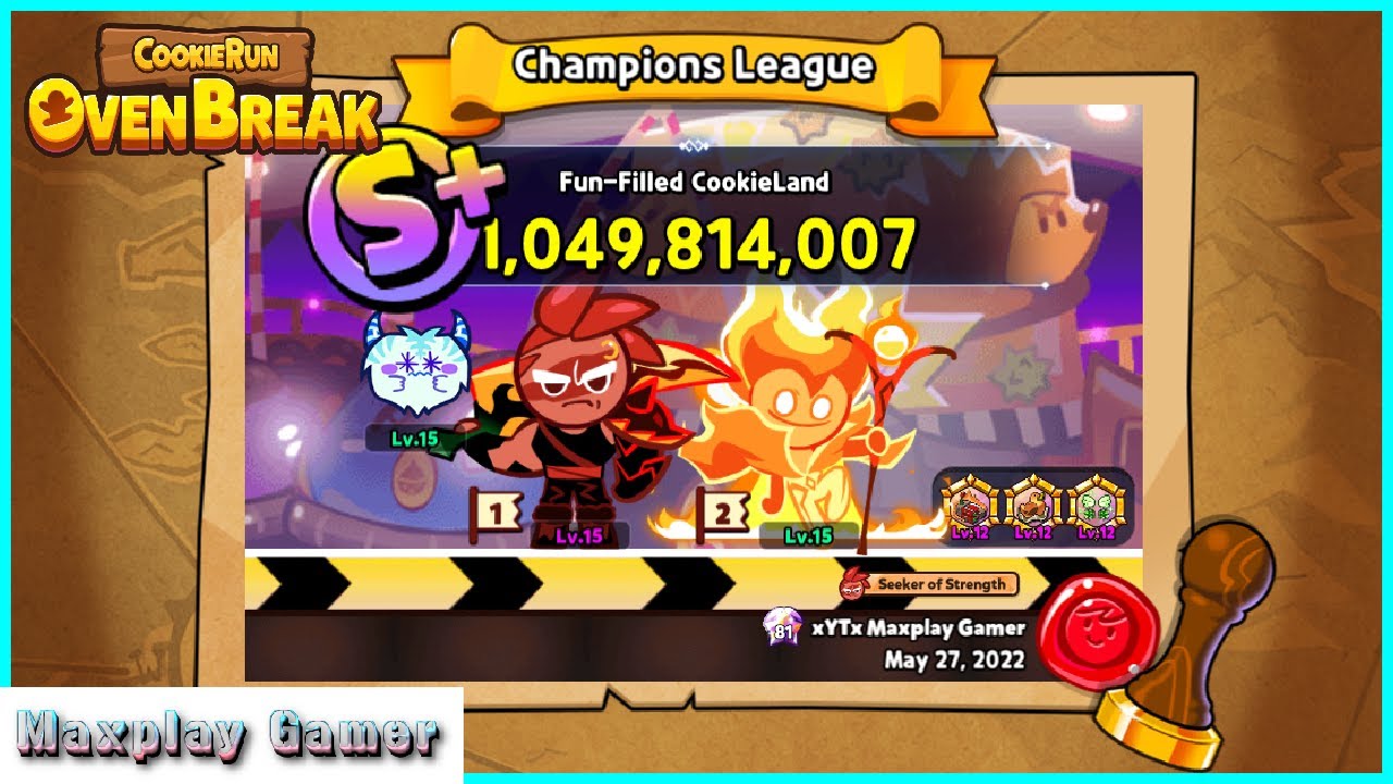 [Trophy Race] Fun-Filled CookieLand 1.049B (BUG) | Cookie Run: Ovenbreak (FIXED)