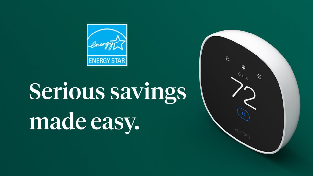 New 2025 Ecobee Smart Thermostat Essential: Energy Star Certified & Wi-Fi Programmable!