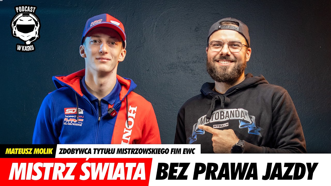 Mateusz Molik - 20-letni Mistrz Świata w wyścigach Endurance! Podcast w Kasku #51