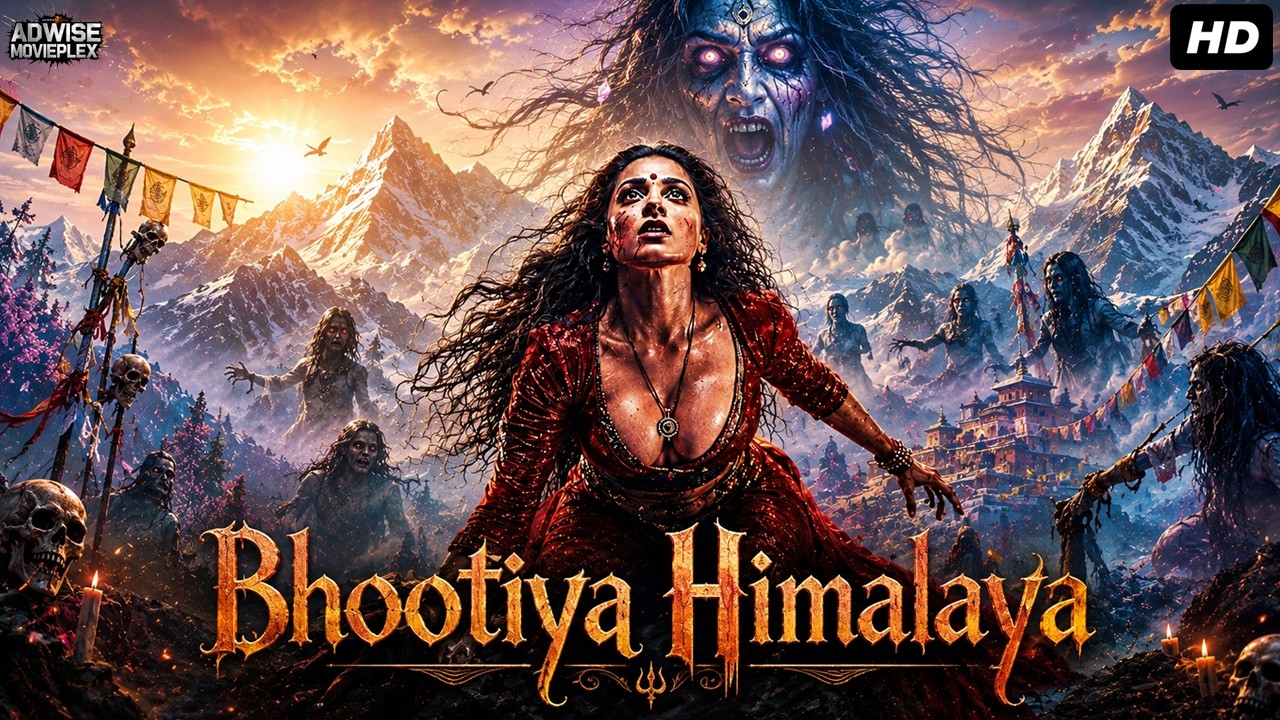 Bhootiya Himalaya - Hindi Dubbed Horror Full Movie | Ananya Nagalla, Dhanush, Saloni | Horror Movie