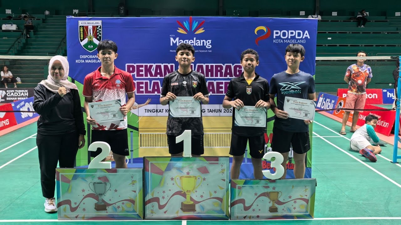 PODIUM JUARA POPDA KOTA MAGELANG 2026