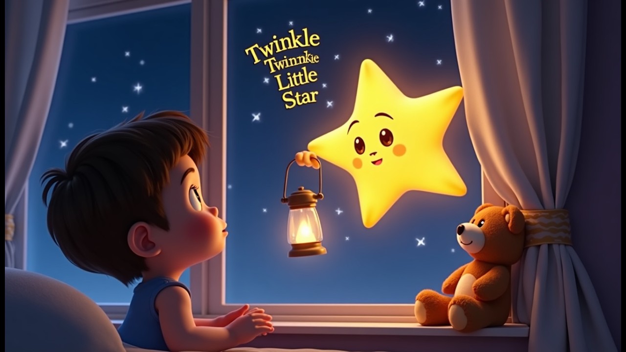 Twinkle Twinkle Little Star | Nursery Rhyme for Kids | Gentle Bedtime Song | Learning Rhyme for Kids