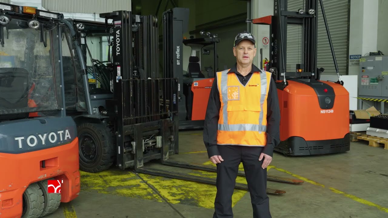 TOYOTA FORKLIFTS GIVE DOWNER GROUP THE UPPER HAND