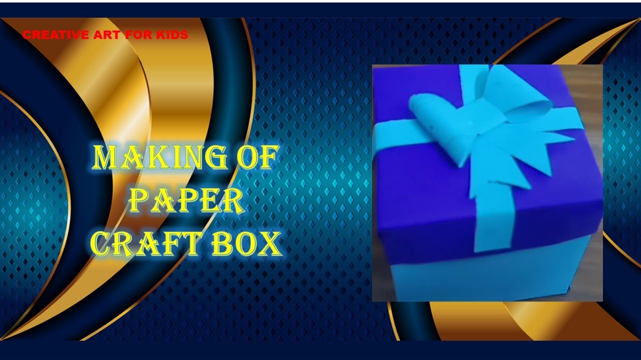 PAPER CRAFT GIFT BOX 🎁🎁.DIY CRAFT🎉🎉