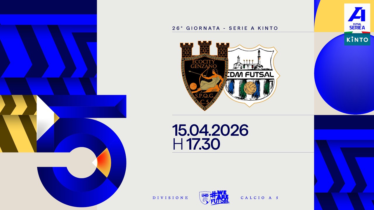 Ecocity Genzano-CDM Futsal | 26&ordf; giornata | Serie A KINTO 2025/2026