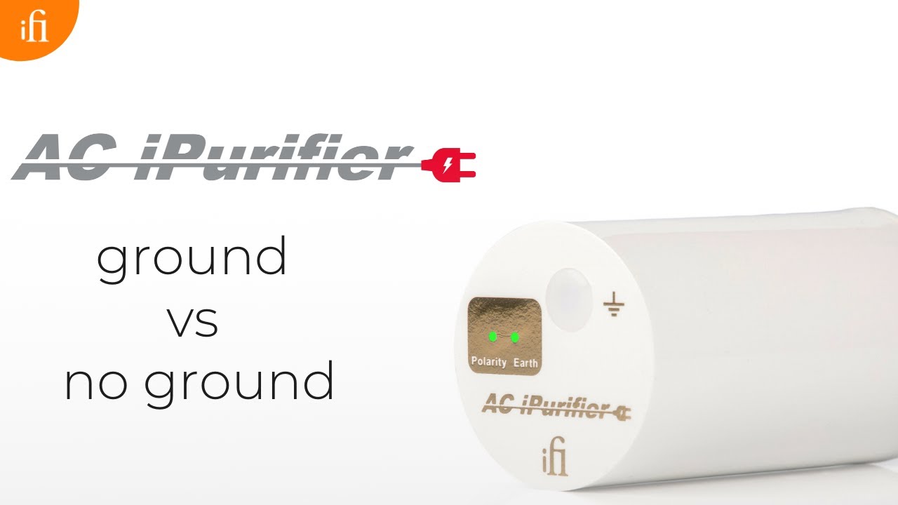 Comparison of Ground / No Ground with the AC iPurifier