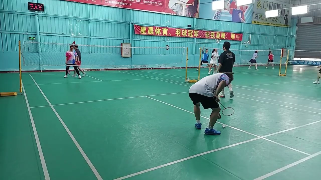 Badminton game, Zhongshan, China 3 3 26 5