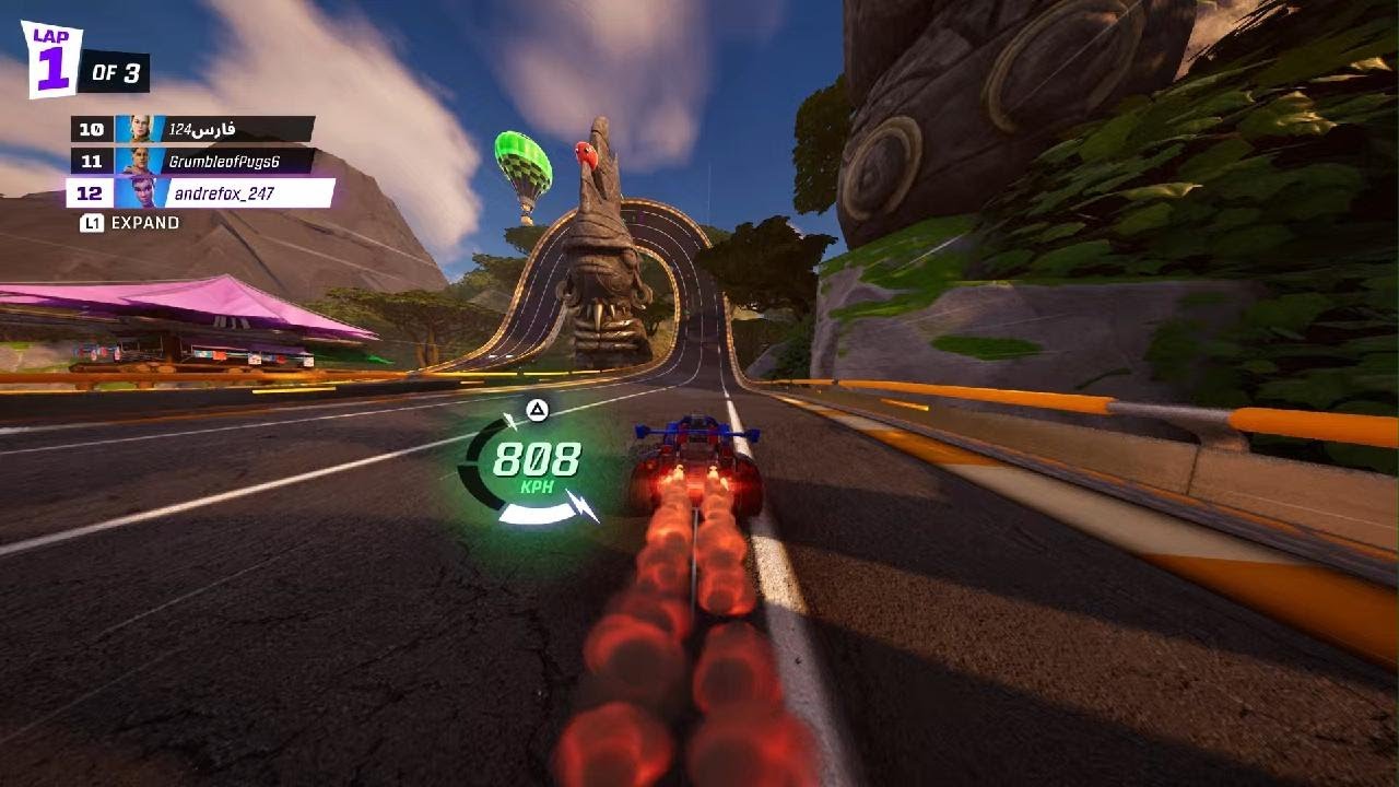 Fortnite Rocket Racing – First Races | Let’s Play
