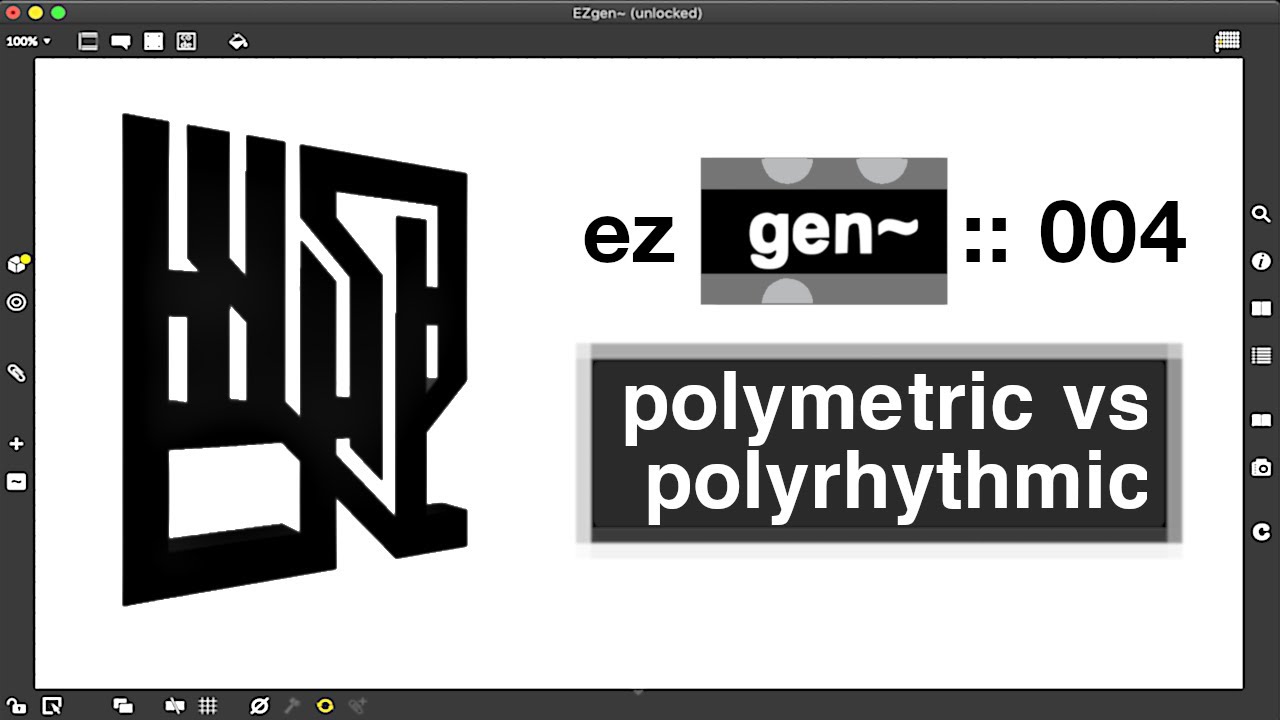 EZ Gen~ MaxMSP Tutorial 004 :: Polymetric vs Polyrhythmic Sequencing