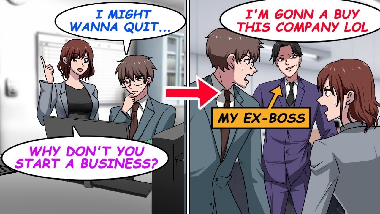 【Comic Dub】I Started a Company with a Gorgeous Colleague, Then My Former Boss Showed Up
