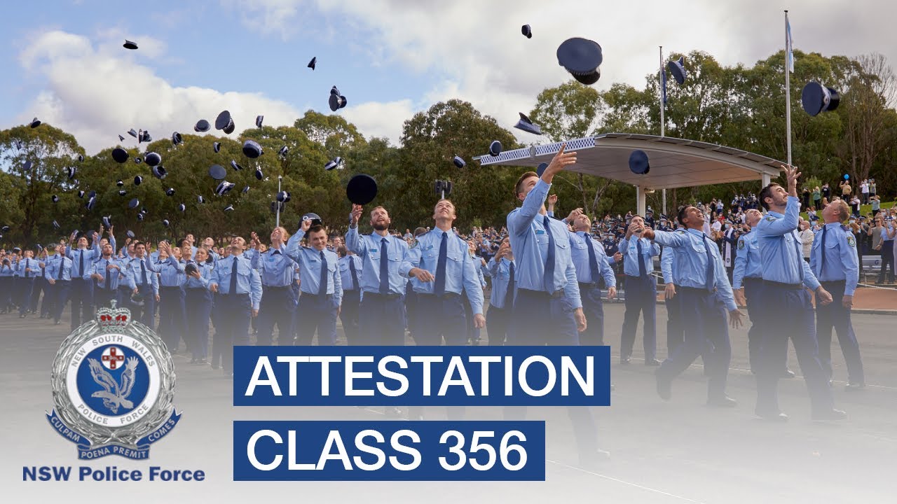 Attestation of Class 356 - NSW Police Force