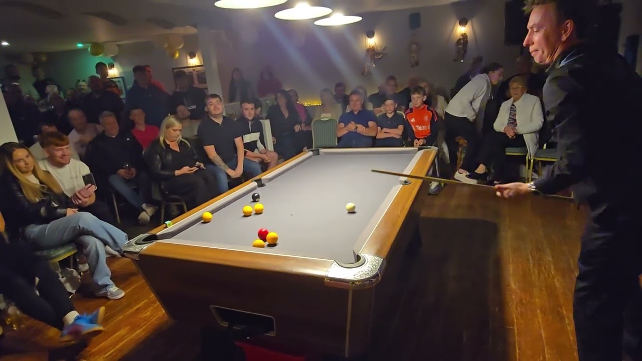 Ken Doherty v Jimmy Shanahan @parkerspubKerry for the pool exhibition on Friday 23rd August 2024.