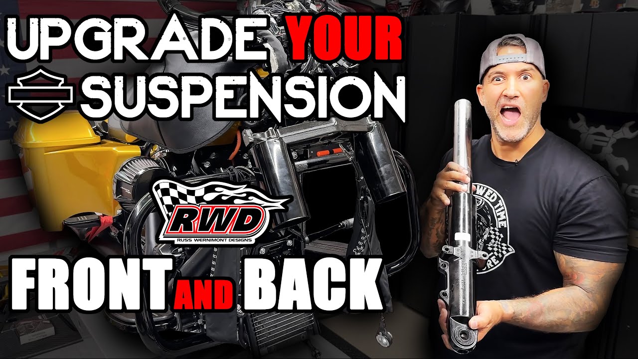 How To Install Front and Rear Suspension on your Harley Davidson Bagger - Russ Wernimont Designs