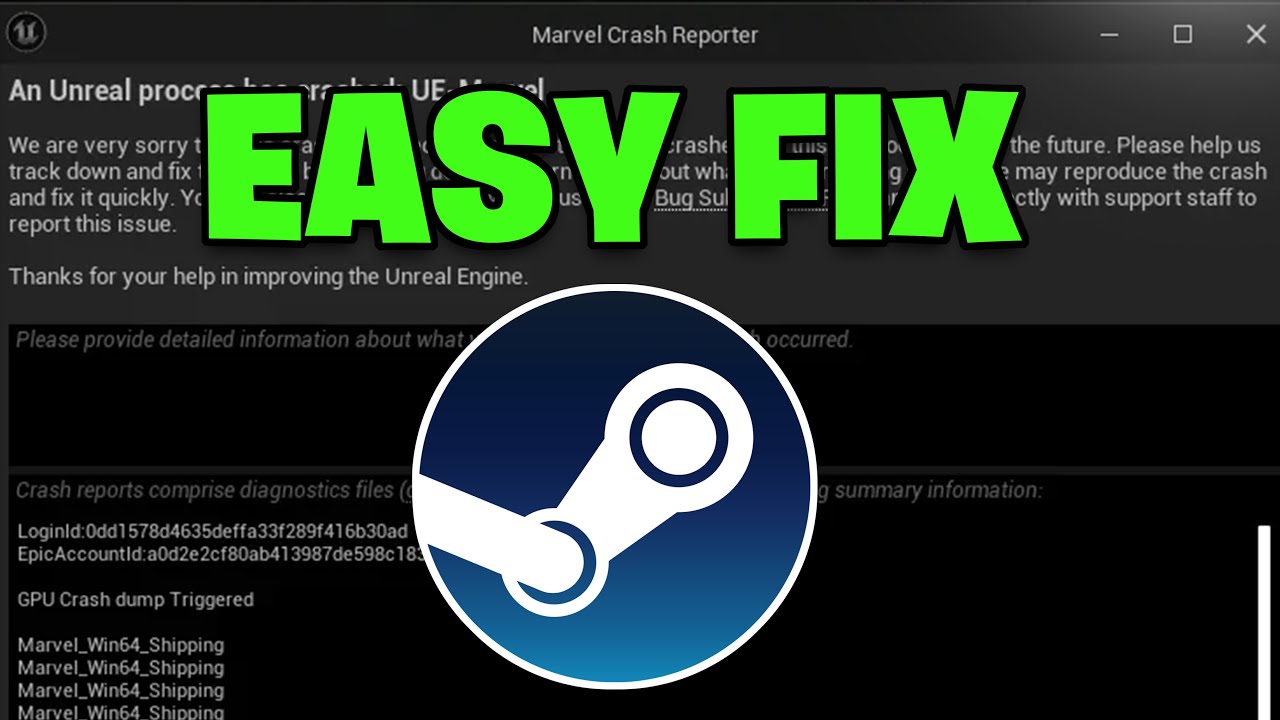 How To Fix Steam Games Unreal Engine 4 Crashing on Startup | ✅ &ldquo;An Unreal Process Has Crashed&rdquo; Steam