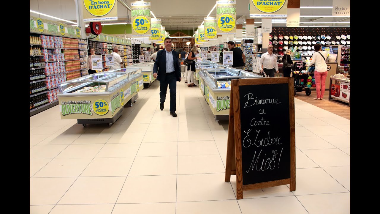 Ouverture du magasin Leclerc &agrave; Mios