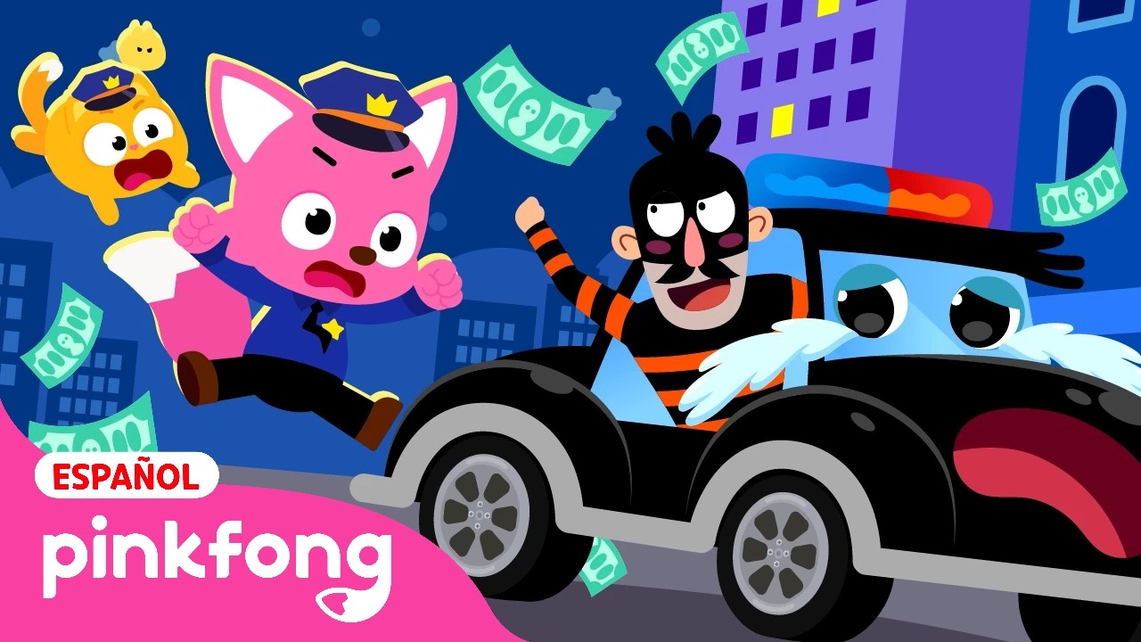 ALTO🚨 ¡Atrapemos al Ladrón en el Centro Comercial! | Pinkfong Juego de Policía | Pinkfong en español