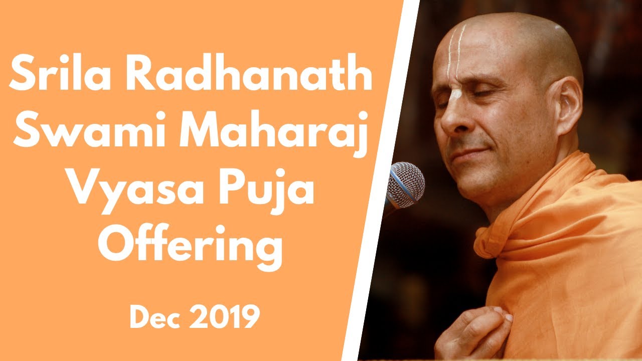 Srila Radhanath Swami Maharaj Vyasa Puja offering | ISKCON Seattle | Arjun Sakhā Dāsa