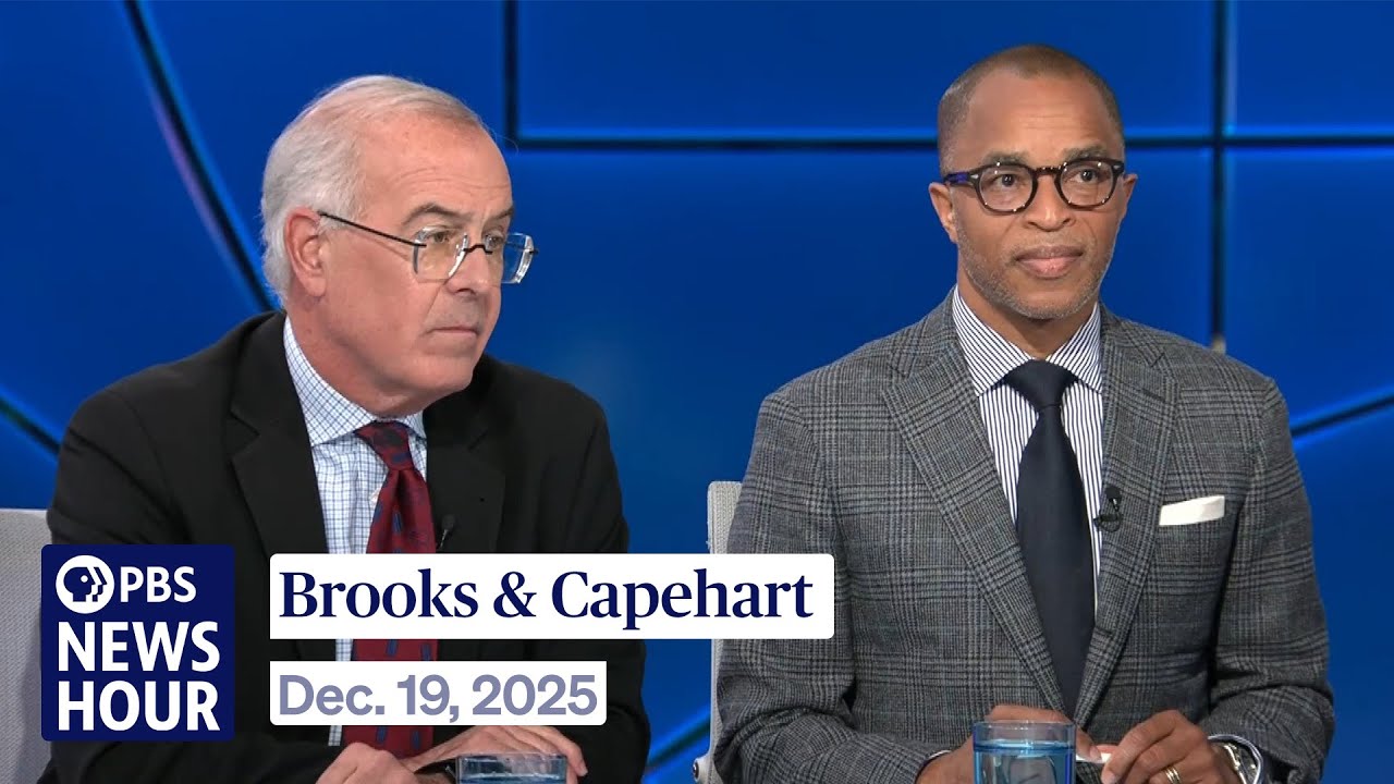 Brooks and Capehart on Trump's approval ratings and mental acuity