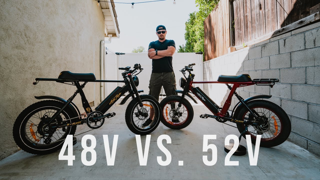 Ariel Rider X-Class 48V VS X-Class 52V // X-Class Comparison