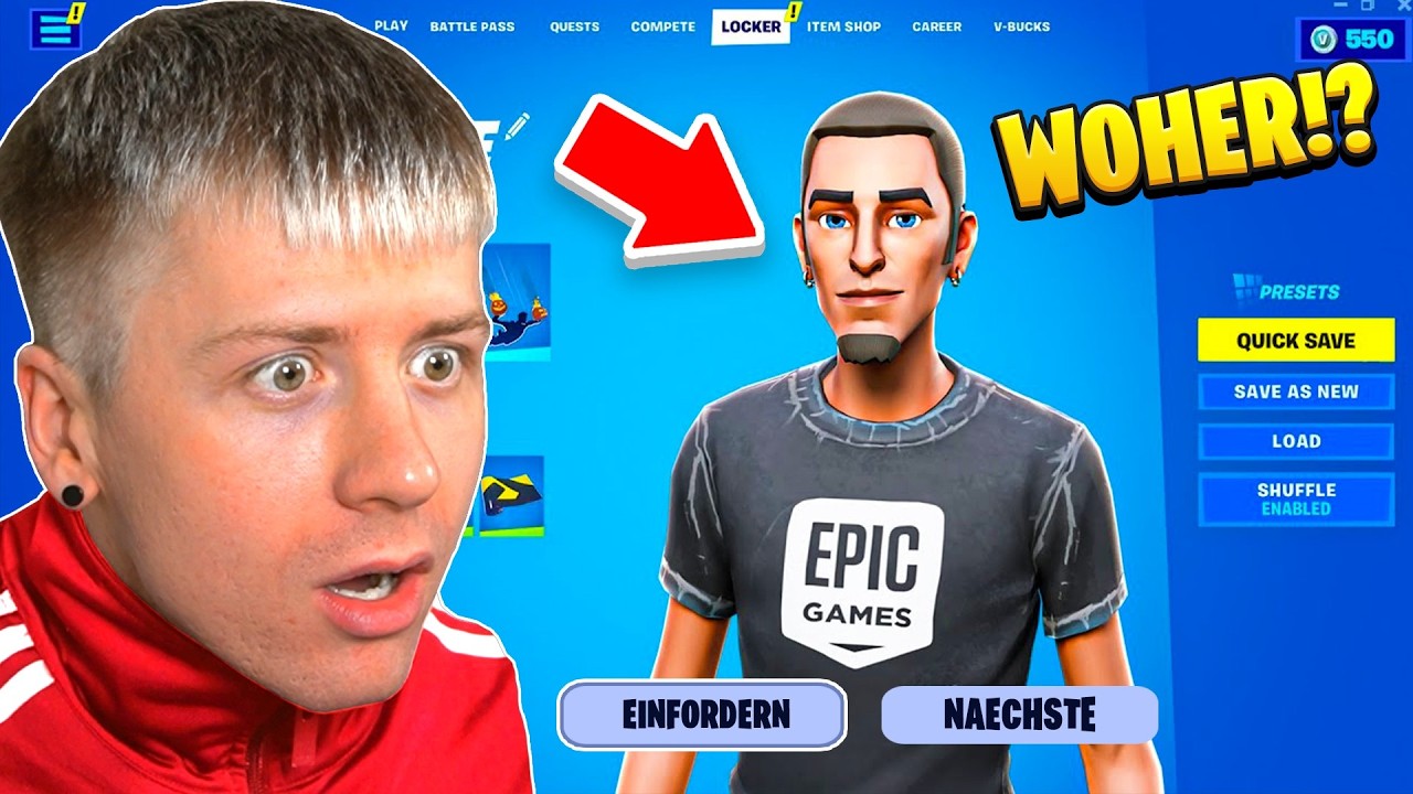 WAS IST DAS FÜR EIN FORTNITE ACCOUNT !? [MITARBEITER?😲]