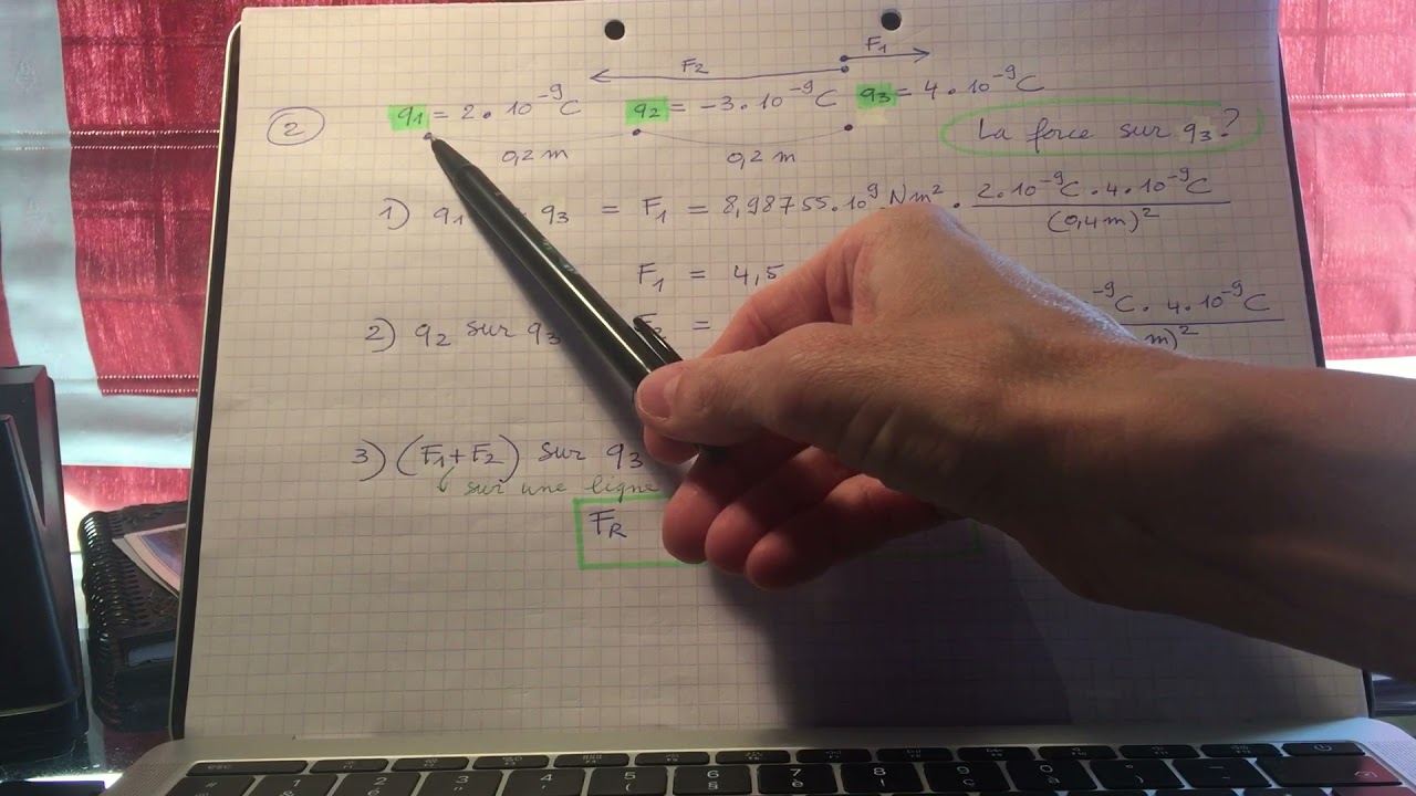 131 Loi de COULOMB: formule et exercices