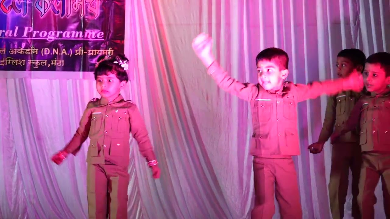 DNA English School,Mantha,Jalna............... Singham Dance 2025-26