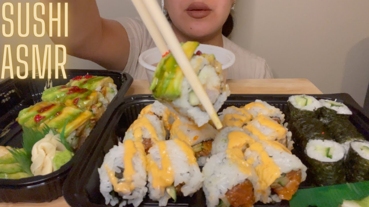ASMR | Sushi 🍣 | Eating sounds | Mukbang 먹방