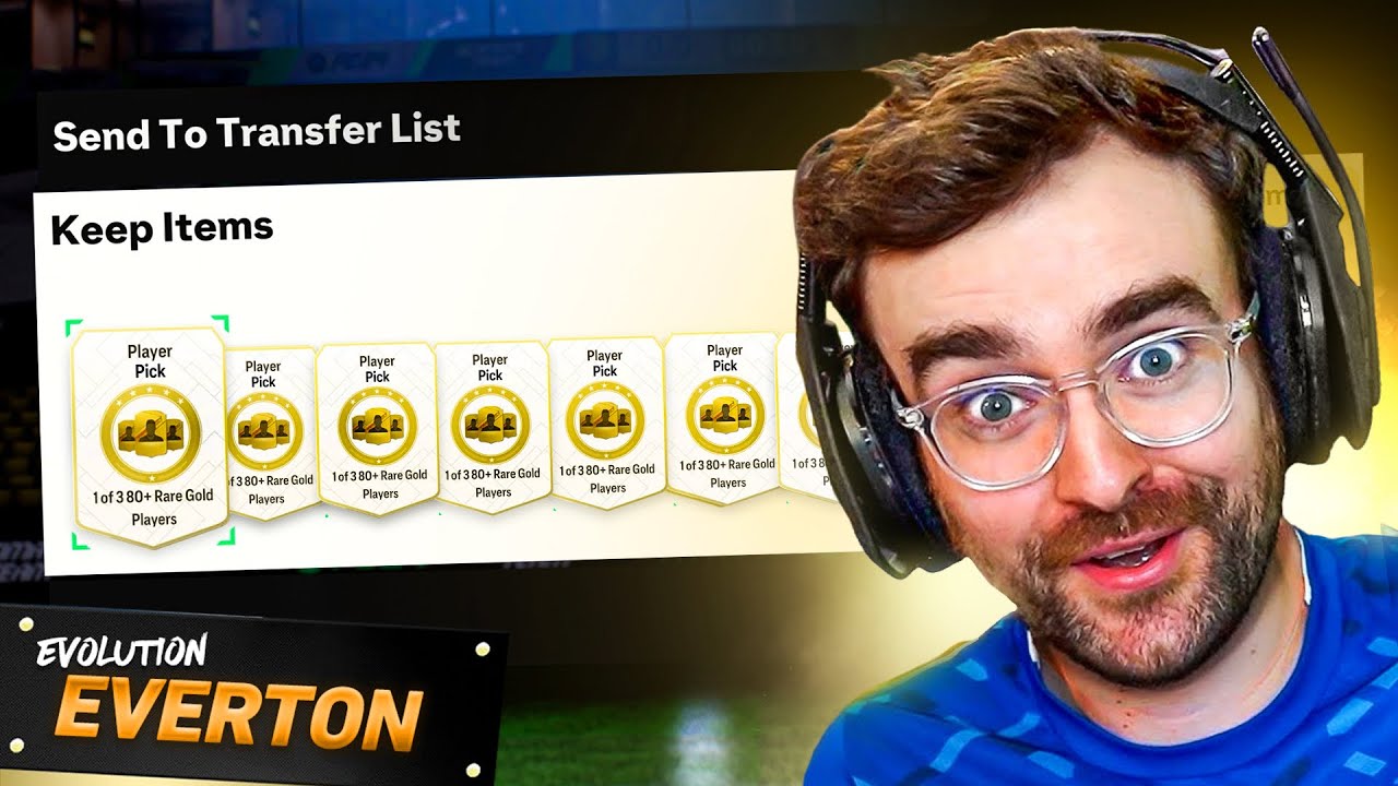 I PUT MY ENTIRE CLUB INTO PLAYER PICKS!!! FC24 RTG Evolution Everton episode 66