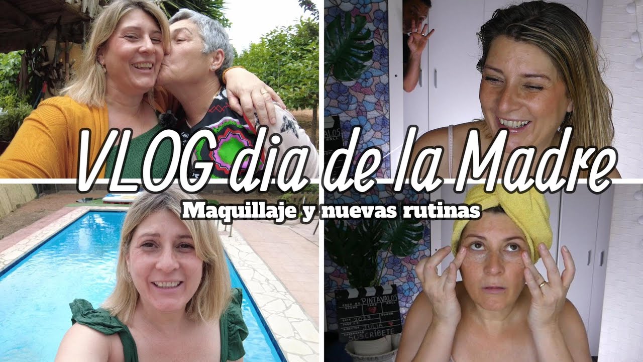 🌸VLOG día de la MADRE 👩‍👧‍👦probando nuevas rutinas🧴 + maquillaje fácil 💄