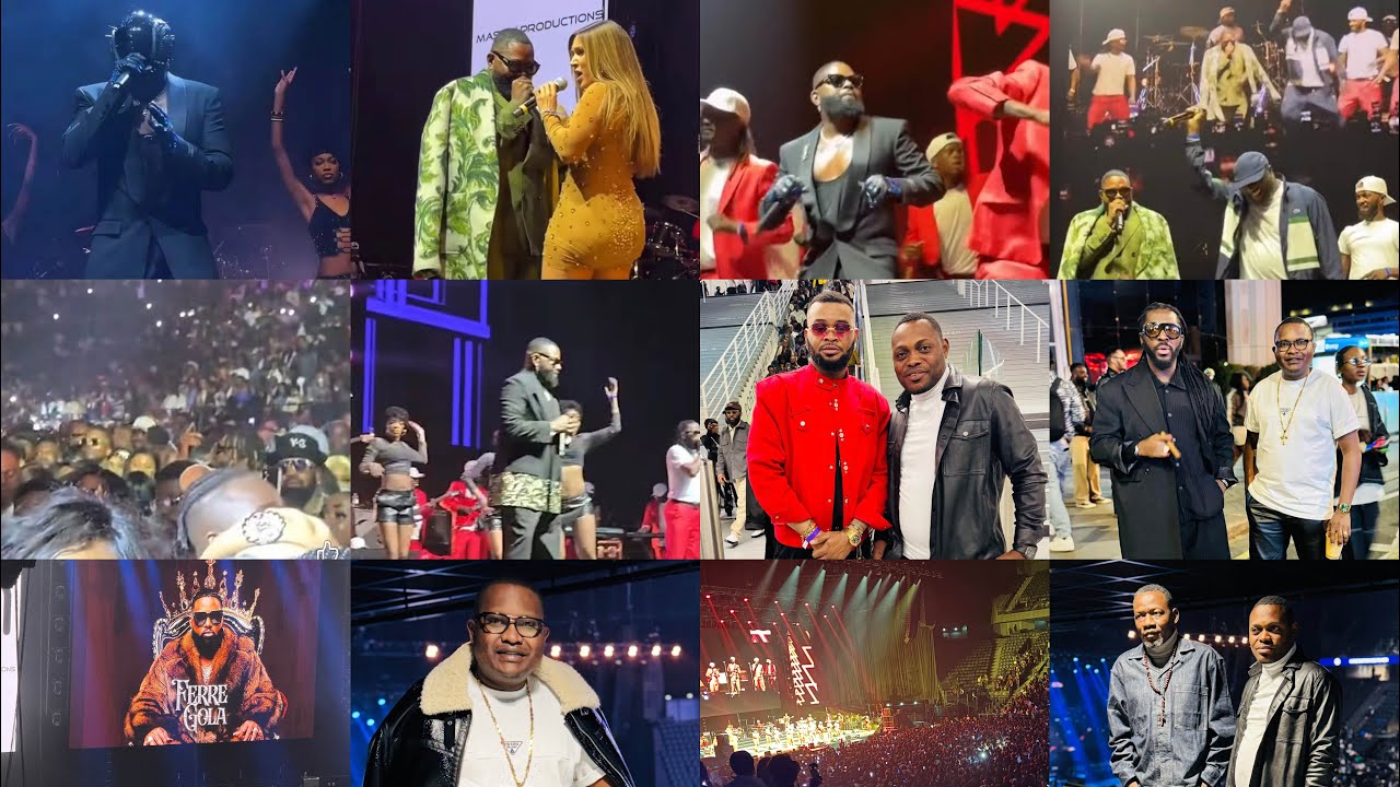 KELBULMAG SP&Eacute;CIAL #FERREGOLA CONCERT ACCOR ARENA PARIS TOMB&Eacute;,AMBIANCE YA SOMO+CELEO SCRAM-BANA POTO 