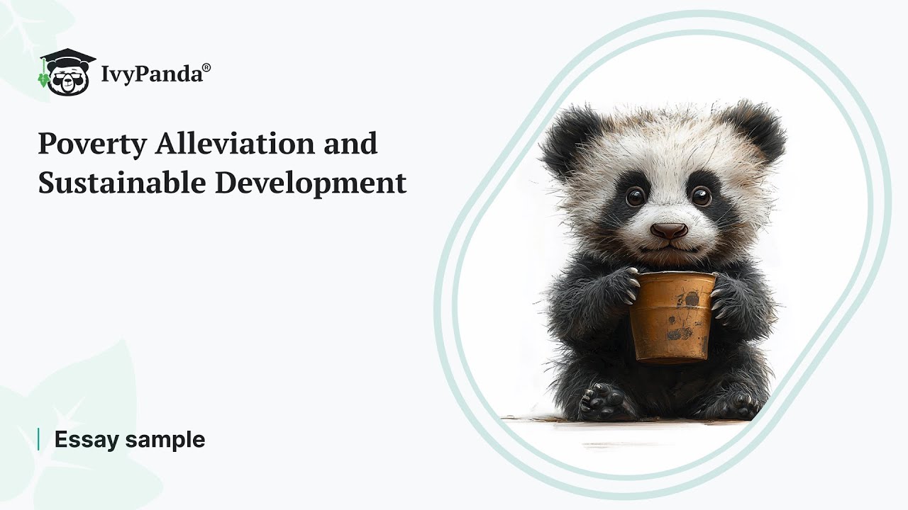 Poverty Alleviation and Sustainable Development | Essay Example