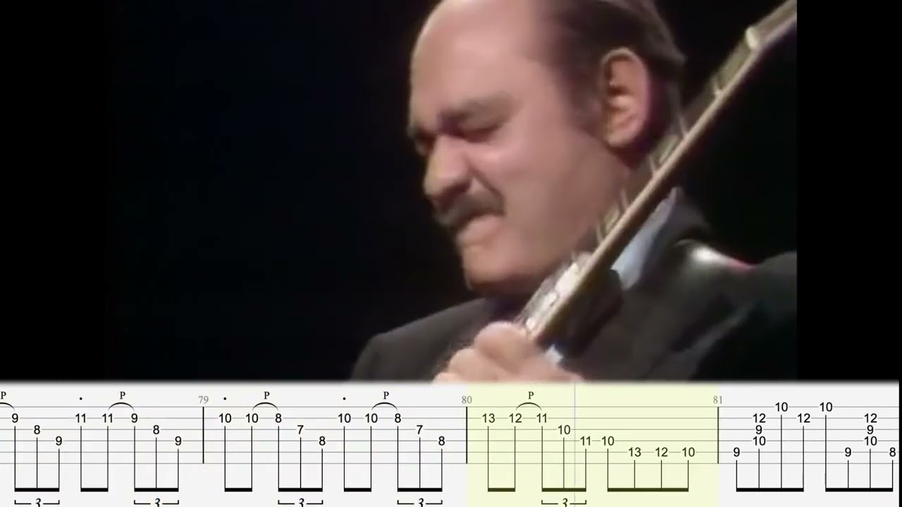 The MASTER Of Jazz Guitar Chord Melody - JOE PASS! Satin Doll Guitar Tab