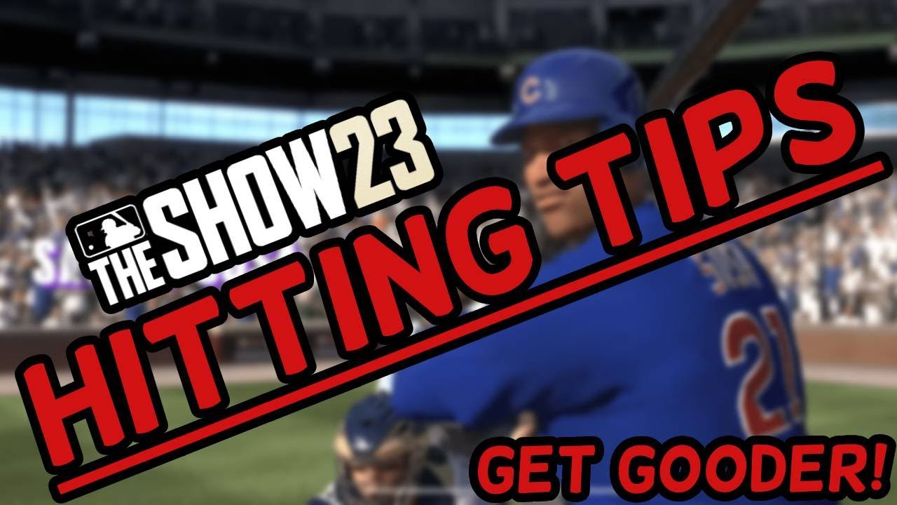 MLB THE SHOW 23 HITTING TIPS!