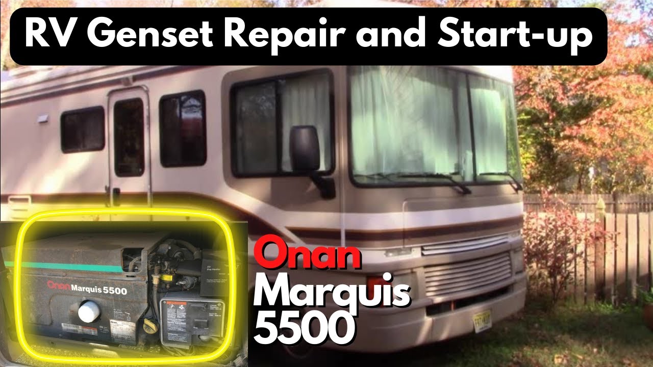 РЕМОНТ, ЗАПУСК И ТЕСТИРОВАНИЕ генератора для автодома - Onan Marquis 5500 - СНОВА ЗАРАБОТАЛ ПОСЛЕ...