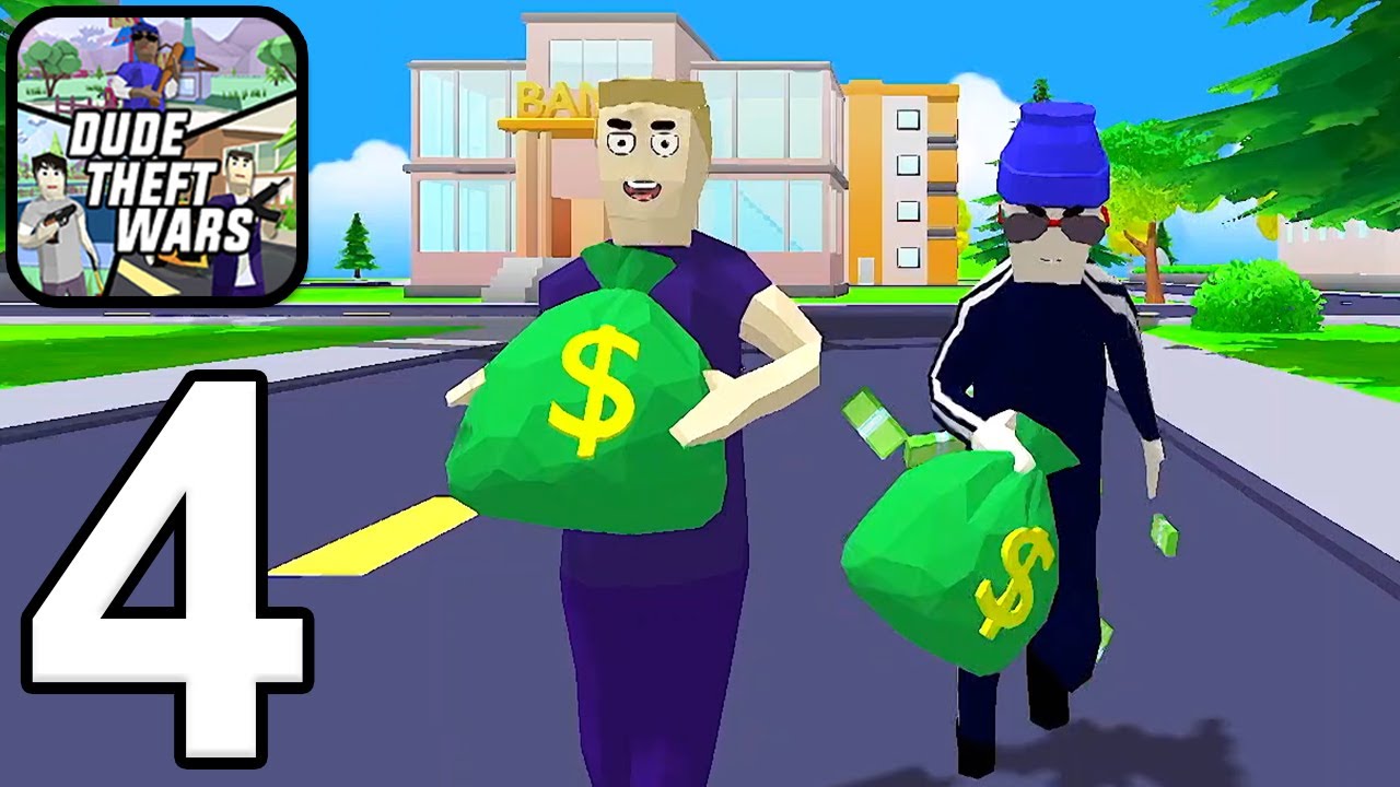 Dude Theft Wars - Gameplay Walkthrough Part 4 - Richie Mission Completed (iOS, Android)