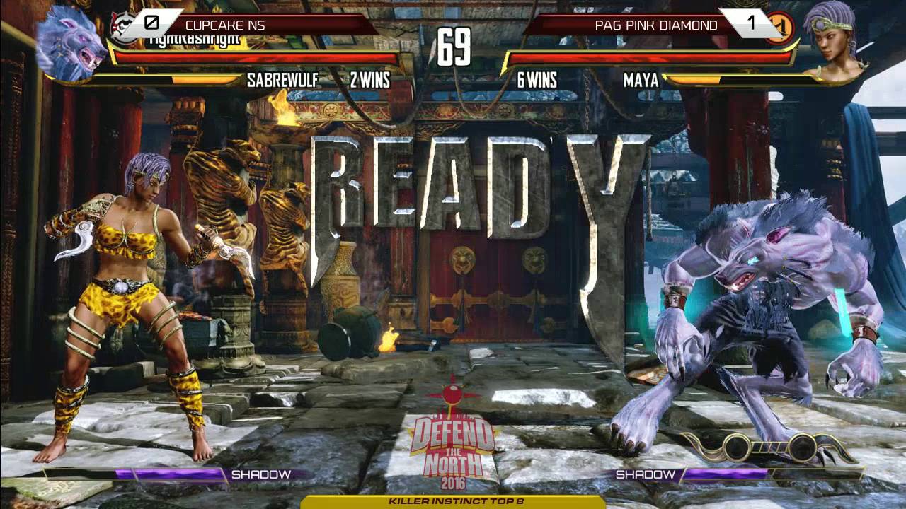 Killer Instinct Tournament: Defend the North 2016 Top 8 - Cupcake (Sabrewulf) v Pink Diamond (Maya)